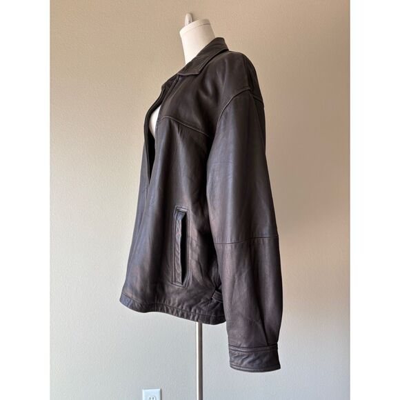 liz claiborne vintage y2k lambskin leather jacket - Picture 3 of 11
